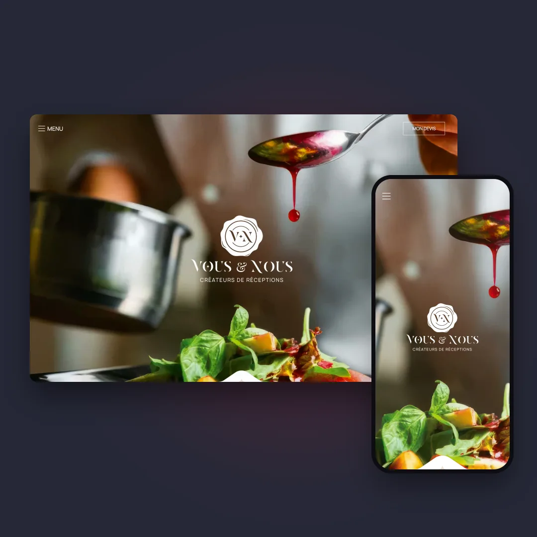 Site + boutique Vous & Nous réalisé par Komekoo